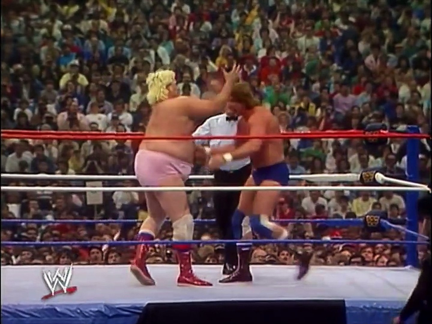 ⁣Roddy Piper vs Adrian Adonis - WM III 3/29/1987