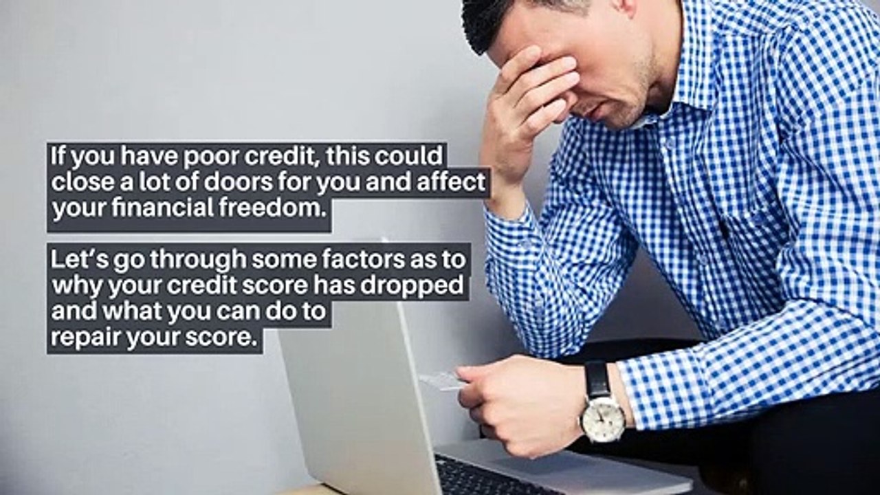 Why did my credit score go down how can i fix it video dailymotion