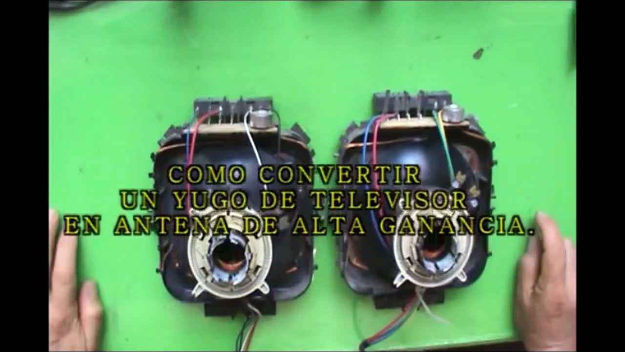 COMO CONVERTIR UN TUGO DE TV. EN ANTENA  DE TELEVISIÓN DE ALTA GANANCIA.