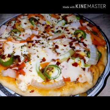 How to make Pizza at home without oven? Chessyyy Pizza | Easy Recipes | Mamta Maity #pizzaathome
