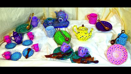 Video 4 Art Exhibit of the Collection Art Abandonment Adventures Series Tea Party