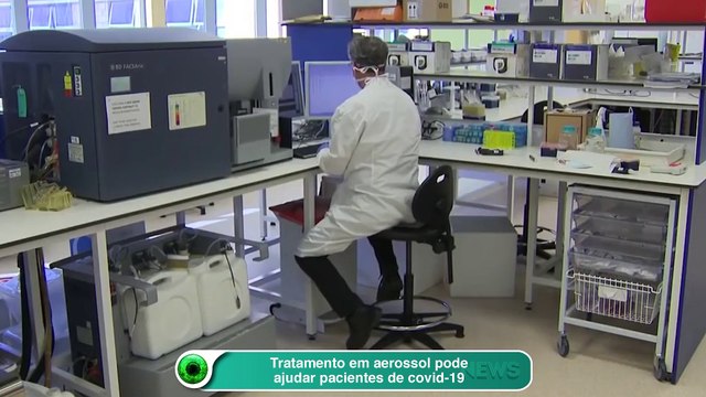Tratamento em aerossol pode ajudar pacientes de covid-19