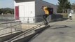 Guy Falls and Injures Chin Post Skateboarding Fail on Rail