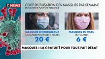 Masques : la gratuité fait débat