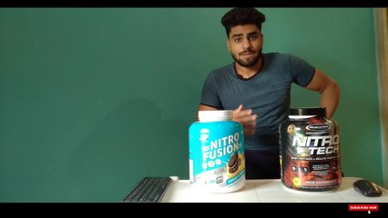 Nitro Tech vs Nitro Fusion Protein. Which Protein is Better. My First Supplement.