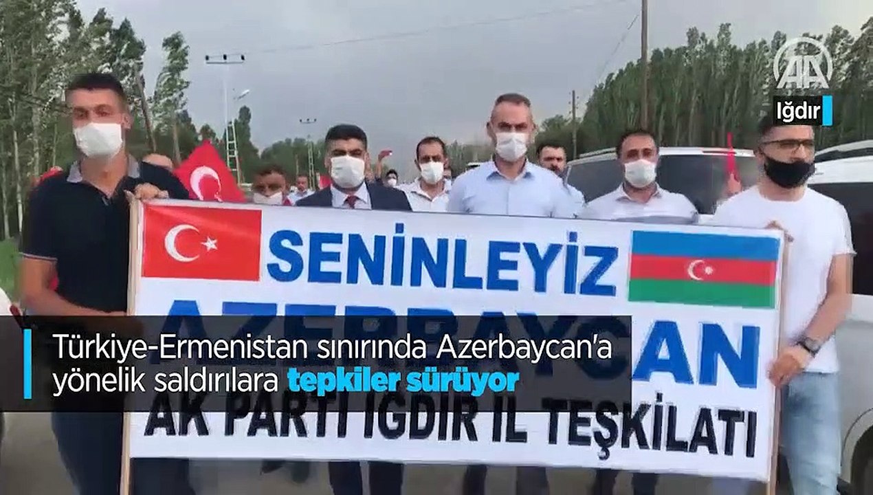 Türkiye-Ermenistan sınırında Azerbaycan'a yönelik saldırılara tepkiler sürüyor