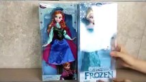 Unboxing review - Disney Frozen Queen ELSA Doll and Princess ANNA Doll