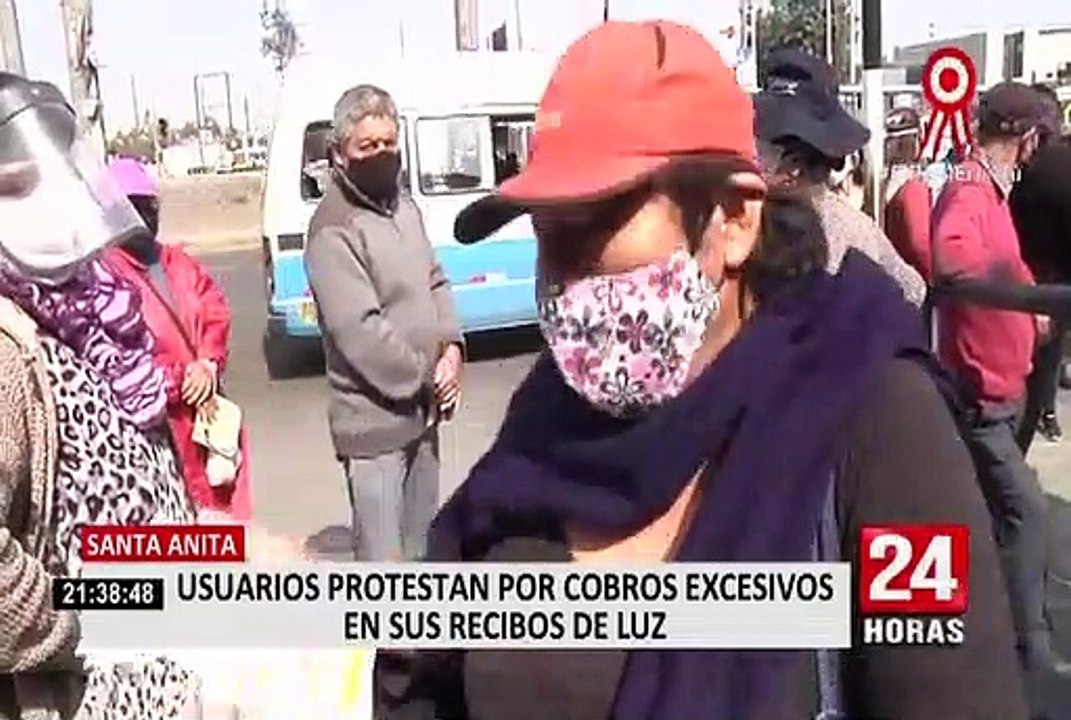 Santa Anita: usuarios protestan por cobros excesivos en sus recibos de luz