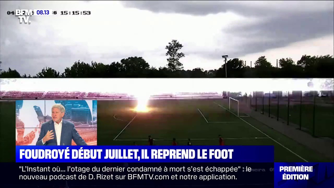 Foudroyé début juillet, un ado reprend miraculeusement le foot en Russie