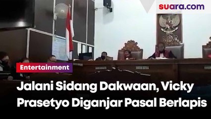 Jalani Sidang Dakwaan, Vicky Prasetyo Diganjar Pasal Berlapis