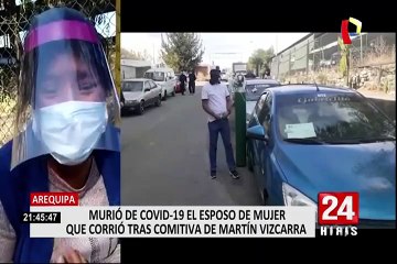 Arequipa: fallece el esposo de Celia Capira, la mujer que corrió tras el presidente de la República
