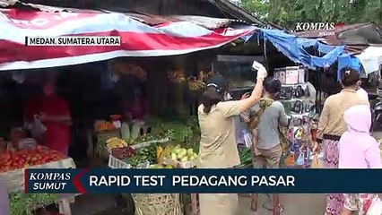 Rapid Test  Pedagang Pasar Jahe Medan