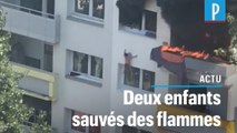 Ils sauvent deux enfants sautant d’une fenêtre pour échapper à un incendie