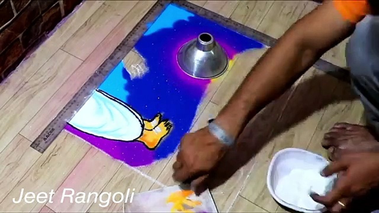 Creative Guru ,purnima special ,rangoli design.