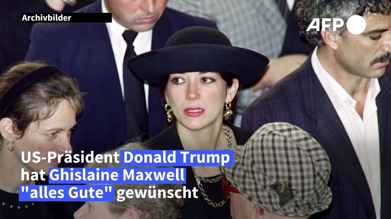 Trump wünscht Vertrauter von Sex-Straftäter Epstein 'alles Gute'