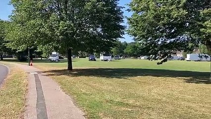 Travellers have pitched at a second Horsham site