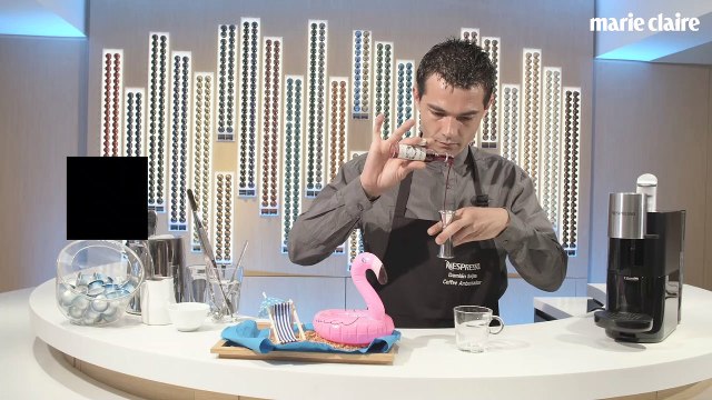 Cócteles sin alcohol a base de café con hielo