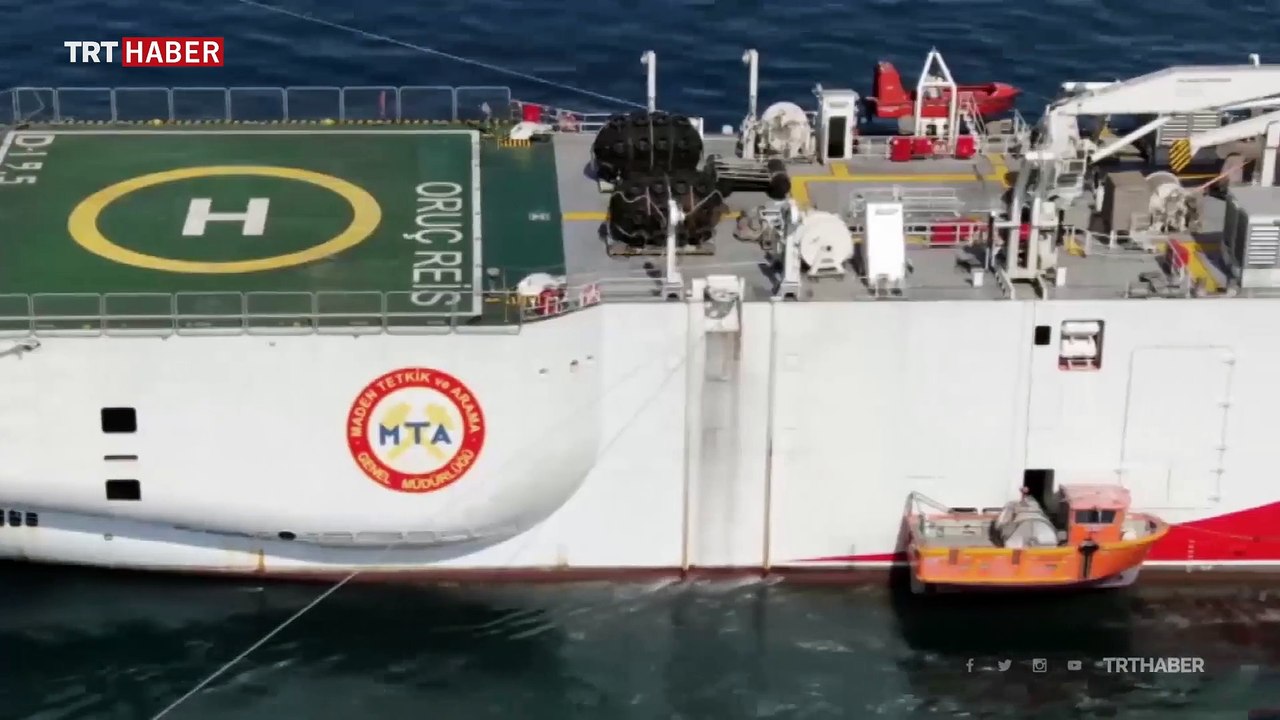 Oruç Reis Akdeniz açıklarında