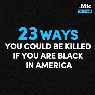 [SOCIÉTÉ]23 FAÇONS DE SE FAIRE TUER LORSQU'ON EST NOIR AUX ETATS-UNISPlusieurs célébrités afro-américaines se mobilisent dans une vidéo poignante pour aborder la situation des noirs aux Etats-Unis en mettant en avant les différentes manières de se fa