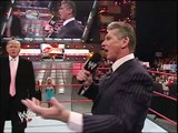 Mr. McMahon and Donald Trump announce the Battle of the Billionaires