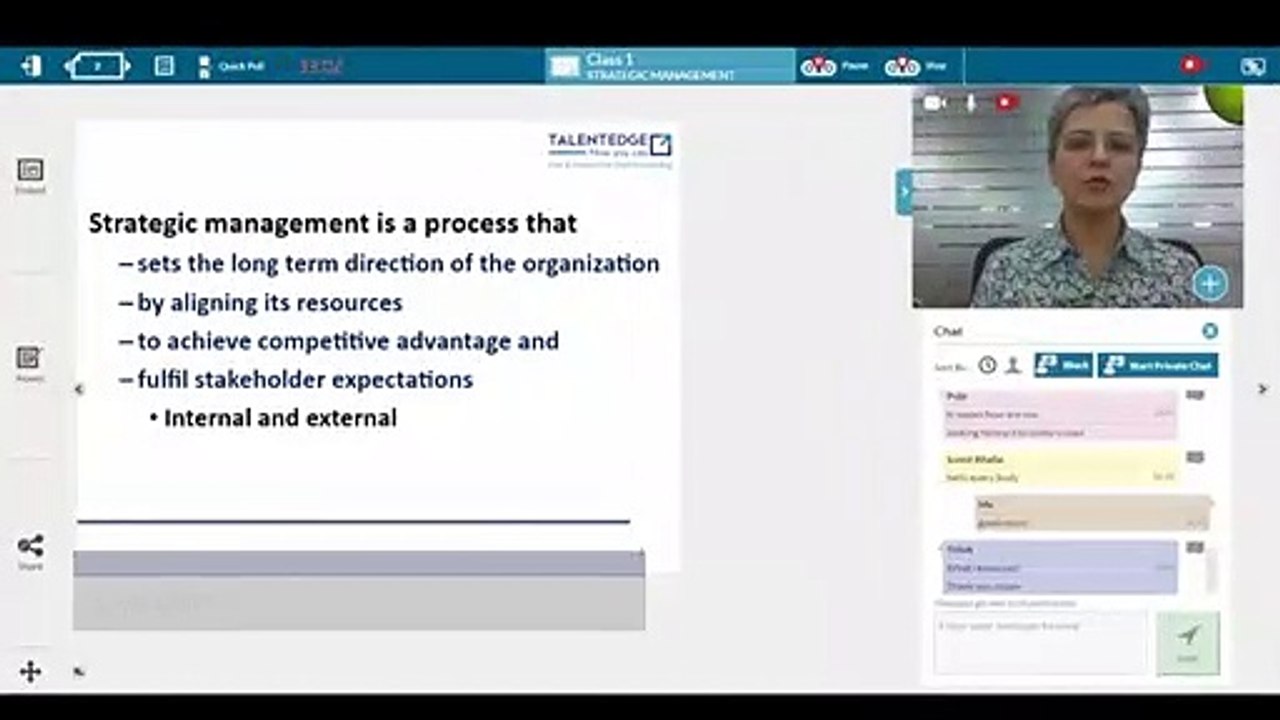 Strategic Performance Management Course