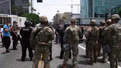 California Army National Guard Assist Law Enforcement • Los Angeles • June 2, 2020