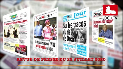 REVUE DE PRESSE CAMEROUNAISE DU 22 JUILLET 2020