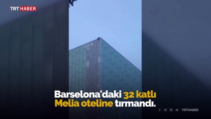 32 katlı otele tırmandı, bin euro para cezasına çarptırıldı