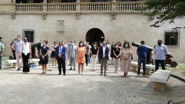 Baleares guarda un minuto de silencio por la víctima de violencia machista en Palma