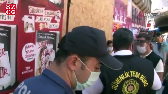 Beşiktaş'ta maske takmayanlara tek tek ceza kesildi