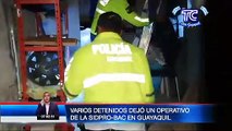 Varios allanamientos de la Sidpro-Bac en varios sectores de Guayaquil deja varios detenidos