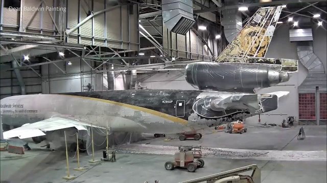 Voici comment les avions de la compagnie UPS Airlines sont peints.