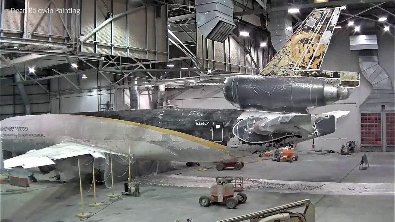 Voici comment les avions de la compagnie UPS Airlines sont peints.