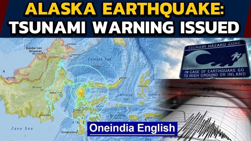 Tsunami warning issued after 7.8 magnitude earthquake hits Off Alaska - Oneindia News