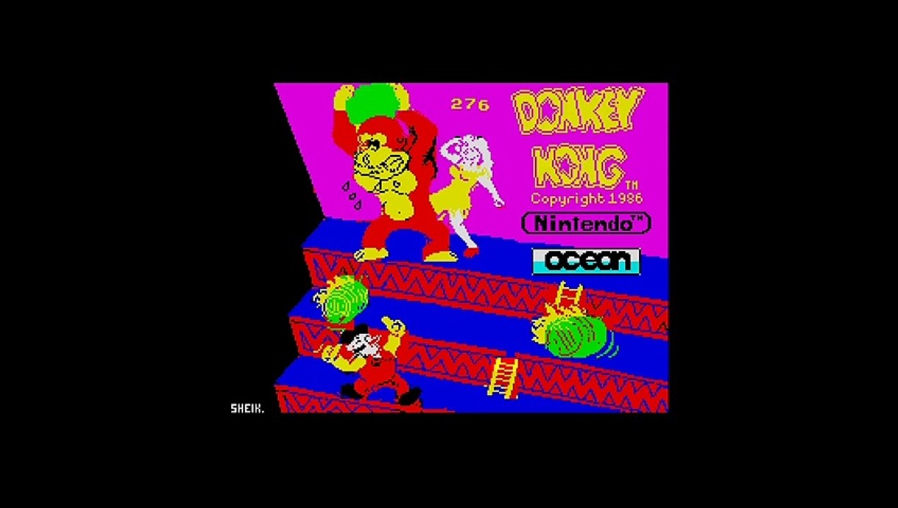 [Longplay] Donkey Kong - ZX Spectrum (1080p 50fps)