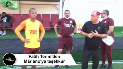 Fatih Terim'den Mariano'ya teşekkür