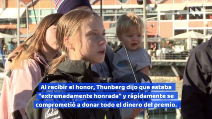 Greta Thunberg donará su Premio Humanitario de un millón de euros