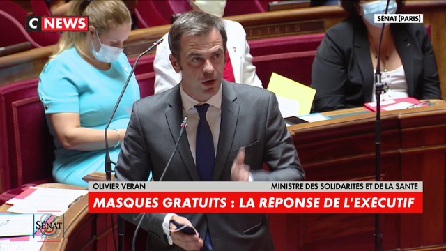 Olivier Véran de nouveau interpellé sur le prix des masques au Sénat