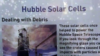hubble solar cell space centre