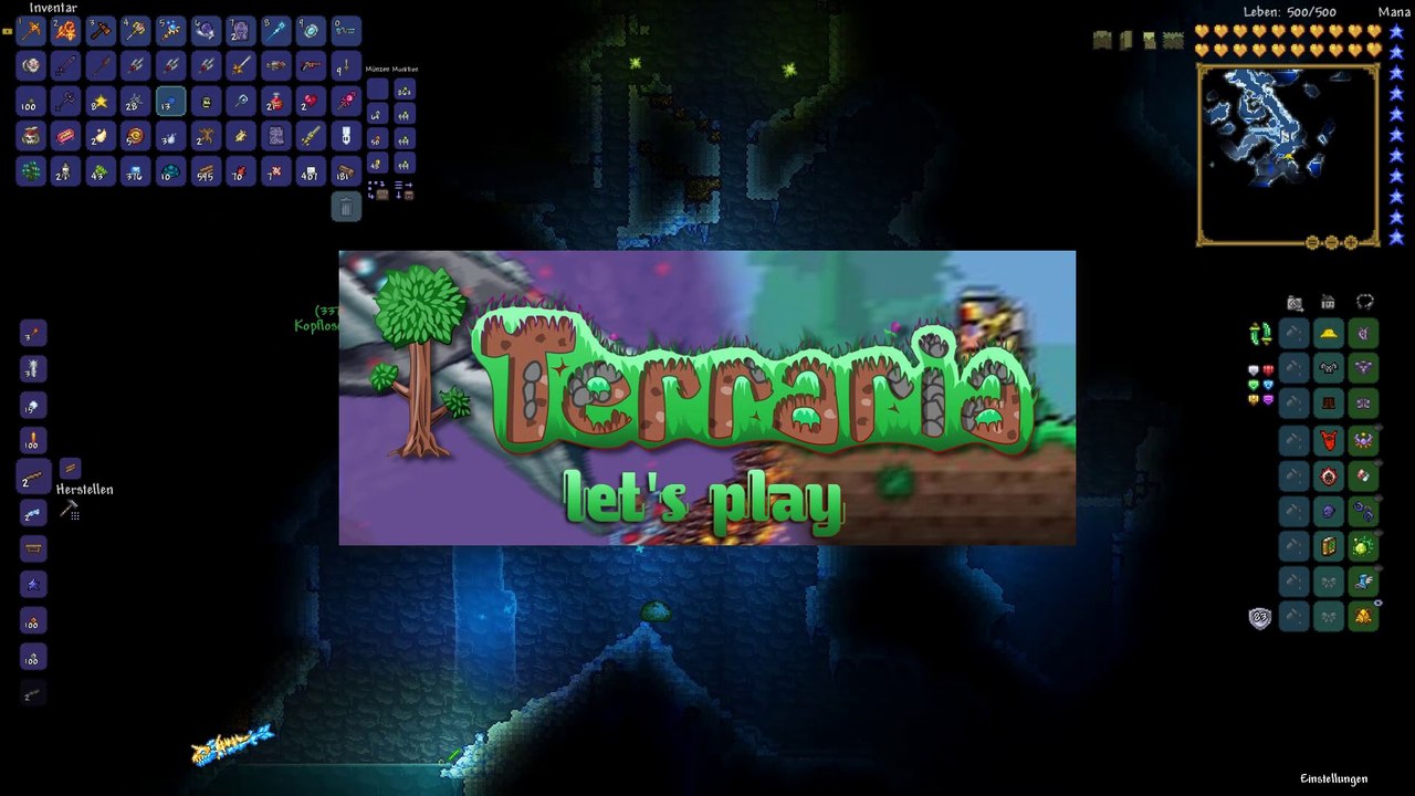 Terraria let's play 198: zimmerbau & zerstörer