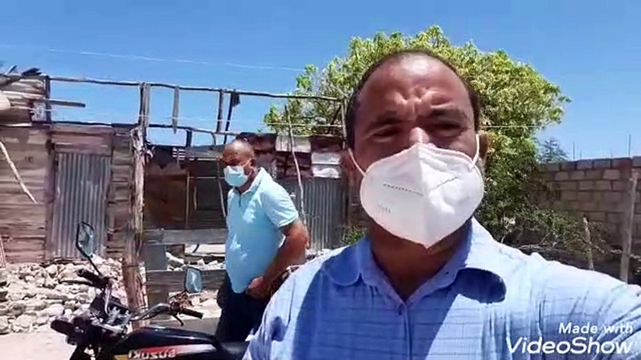 Ventarrón afecta unas 10 casas en Pedernales