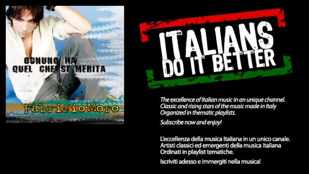 Fabrizio Moro - Ognuno ha quel che si merita - Video Dailymotion