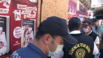 Beşiktaş'da maske takmayanlara tek tek ceza kesildi