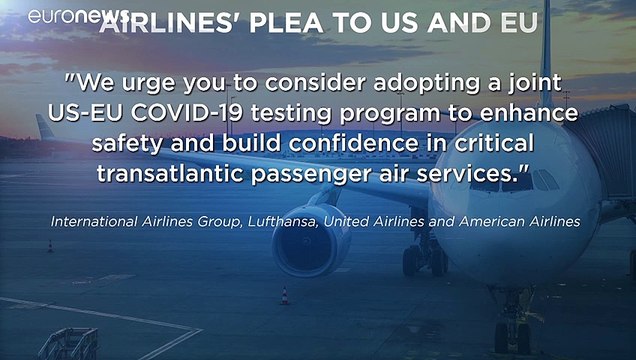 Covid-19, compagnie aeree chiedono test congiunti Usa-Ue per far ripartire i viaggi transatlantici