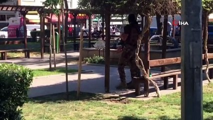 Bayrampaşa Terazidere Parkı'nda iki grup arasında silahlı çatışma çıktı