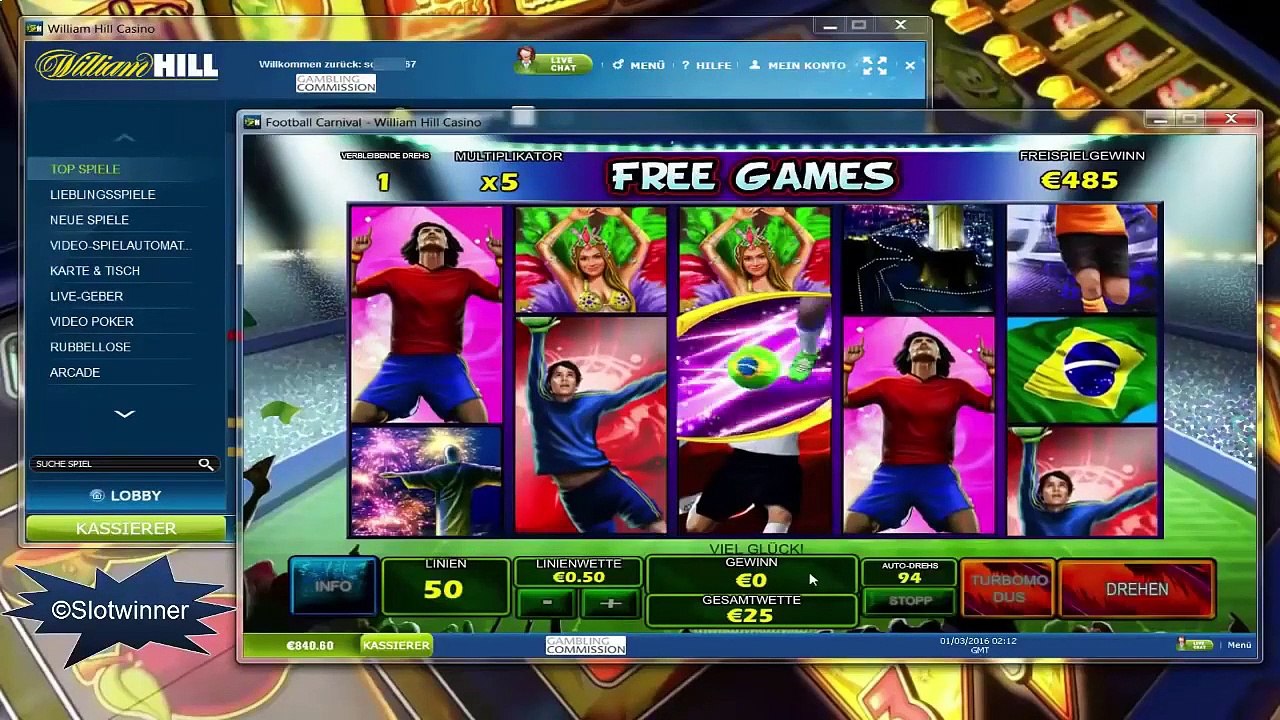 William Hill Slots Hack Trick Manipulation +6500 EUR Gewinn!