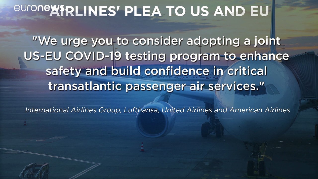 Companhias aéreas pedem programa conjunto de testes à UE e EUA