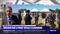 Emmanuel Macron à la rencontre des jeunes à Chambord