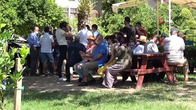 Antalya’da çevik kuvvet kontrolünde gergin arazi ihalesi