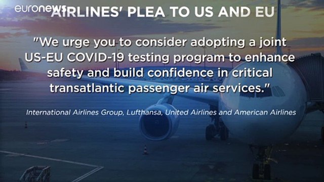 Las aerolíneas piden un test común de coronavirus para volver a volar entre Europa y Estados Unidos